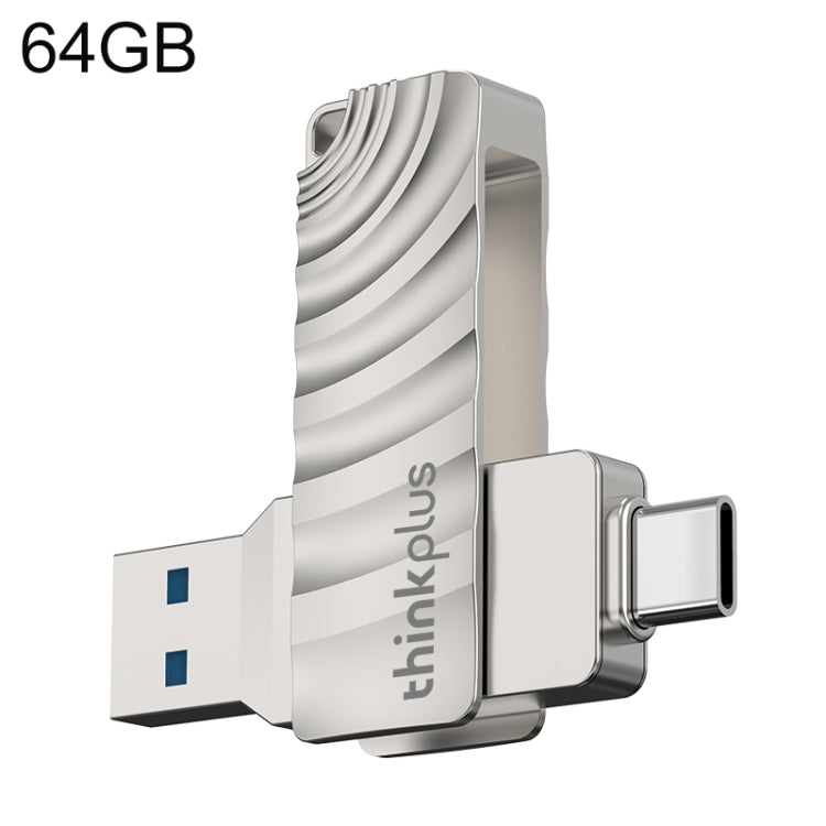 Unidad flash Lenovo Thinkplus MU232 USB 3.2 + USB-C / Type-C de cabezal doble, 32GB, 64GB, 128GB, 256GB