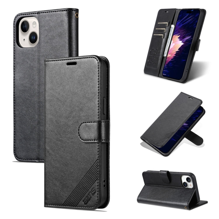 AZNS Estuche para teléfono de cuero con textura de piel de oveja, For iPhone 17e / 16e, For iPhone 17 Pro Max, For iPhone 17 Pro, For iPhone 17, For iPhone Air, For iPhone 16 Pro Max, For iPhone 16 Pro, For iPhone 15 Pro Max, For iPhone 15 Pro         ...