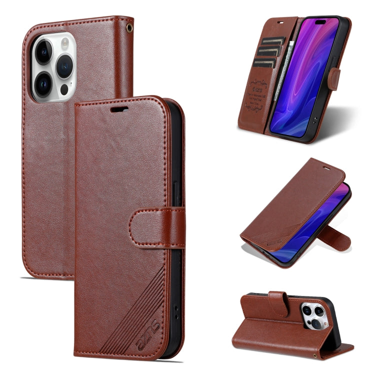 AZNS Estuche para teléfono de cuero con textura de piel de oveja, For iPhone 17e / 16e, For iPhone 17 Pro Max, For iPhone 17 Pro, For iPhone 17, For iPhone Air, For iPhone 16 Pro Max, For iPhone 16 Pro, For iPhone 15 Pro Max, For iPhone 15 Pro         ...