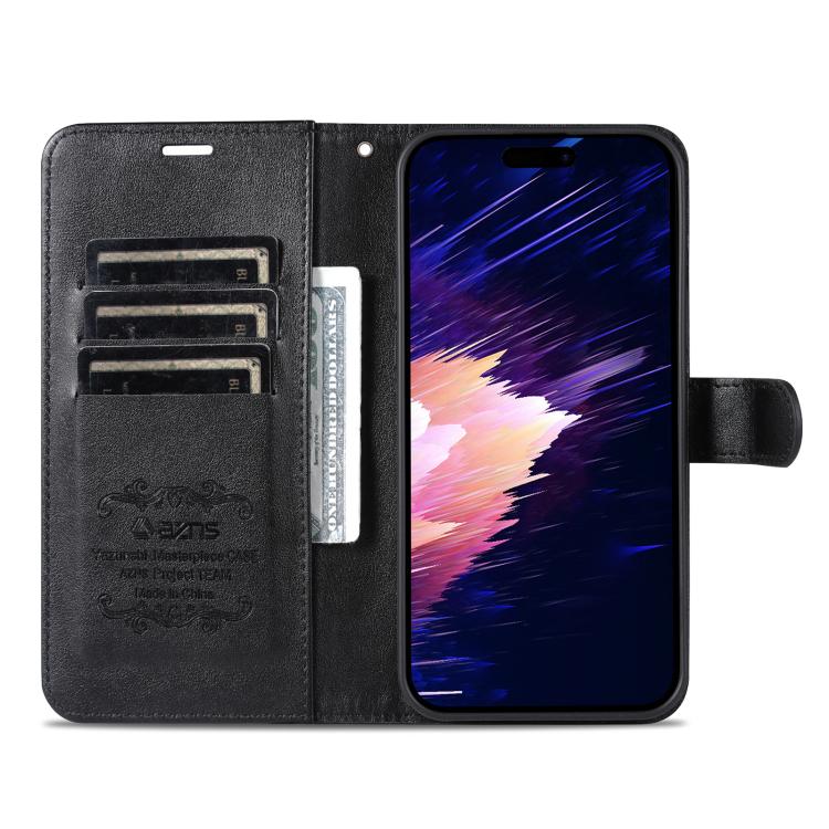 AZNS Estuche para teléfono de cuero con textura de piel de oveja, For iPhone 17e / 16e, For iPhone 17 Pro Max, For iPhone 17 Pro, For iPhone 17, For iPhone Air, For iPhone 16 Pro Max, For iPhone 16 Pro, For iPhone 15 Pro Max, For iPhone 15 Pro         ...