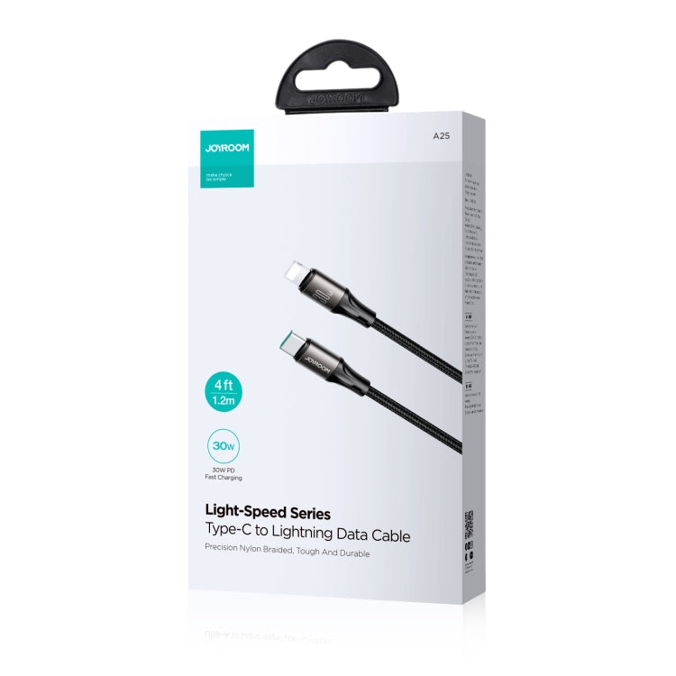 JOYRO0M SA25-CL3 30W USB-C/Type-C a cable de datos de carga rápida de 8 pines, 1.2m, 2m, 3m