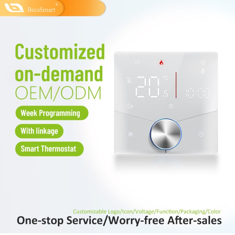 Termostato LED de hogar inteligente, BHT-009GALW Water Heating WiFi, BHT-009GBLW Electric Heating WiFi, BHT-009GCLW Boiler Heating WiFi