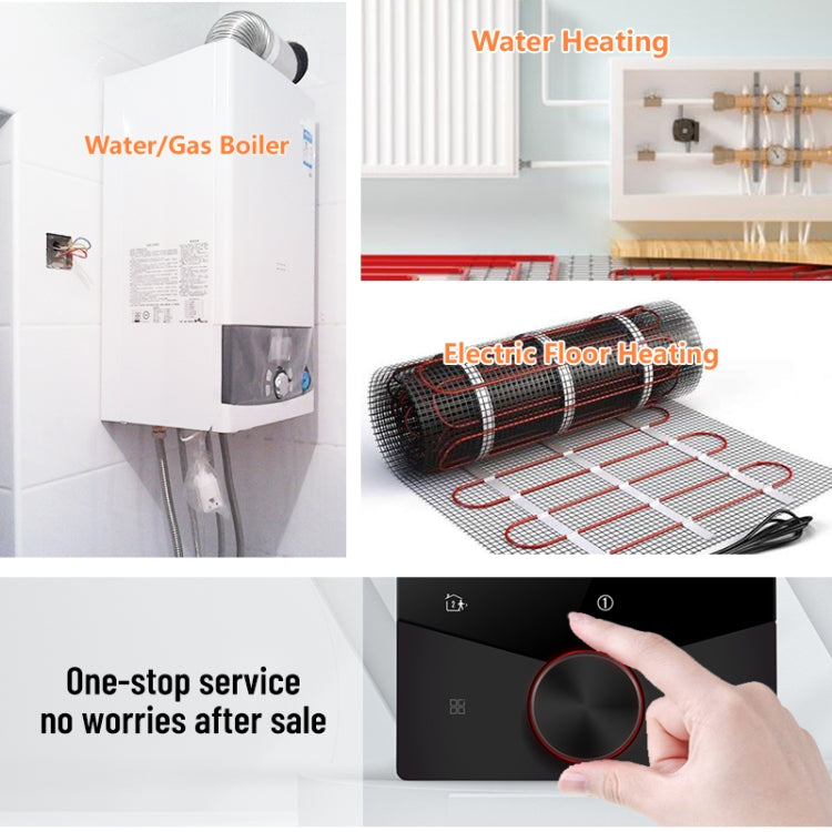 Termostato LED de hogar inteligente, BHT-009GALW Water Heating WiFi, BHT-009GBLW Electric Heating WiFi, BHT-009GCLW Boiler Heating WiFi