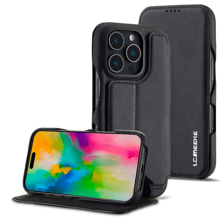 LC.IMEEKE Hon Ancient Series Funda de cuero con tapa para teléfono, For iPhone 15 Pro, For iPhone 15 Plus, For iPhone 15