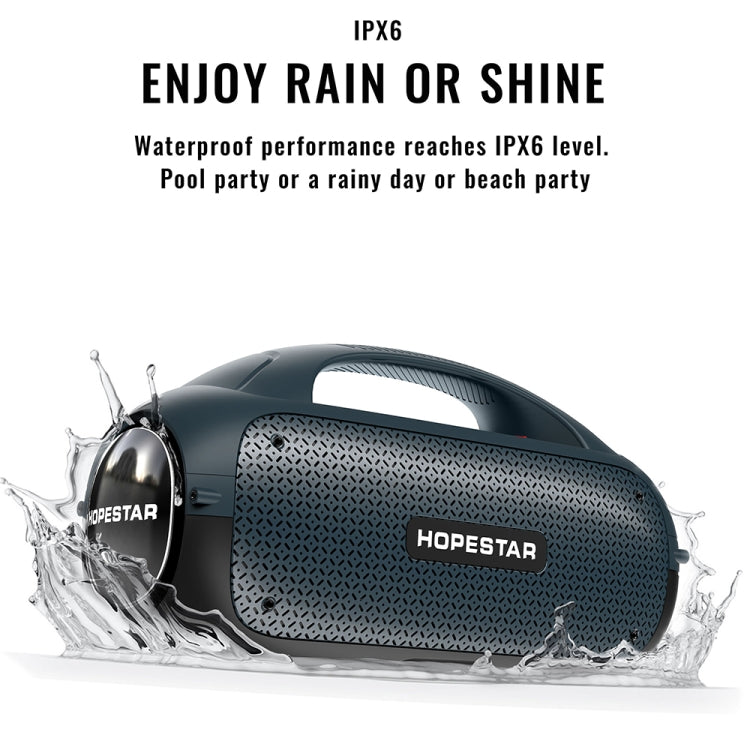 HOPESTAR A50 80W IPX6 Altavoz portátil impermeable con Bluetooth Subwoofer para exteriores