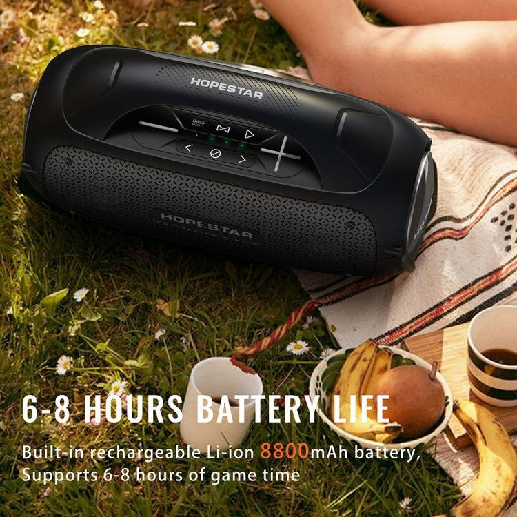 HOPESTAR A50 80W IPX6 Altavoz portátil impermeable con Bluetooth Subwoofer para exteriores