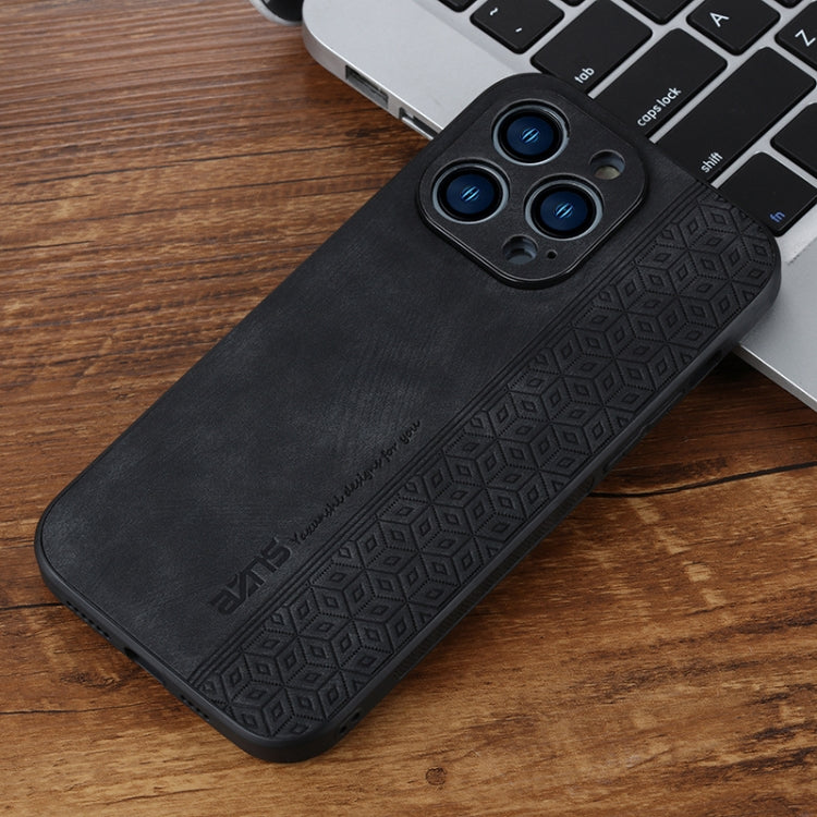 Estuche para teléfono con sensación de piel en relieve AZNS 3D, For iPhone 15 Pro Max, For iPhone 15 Pro, For iPhone 15 Plus, For iPhone 15