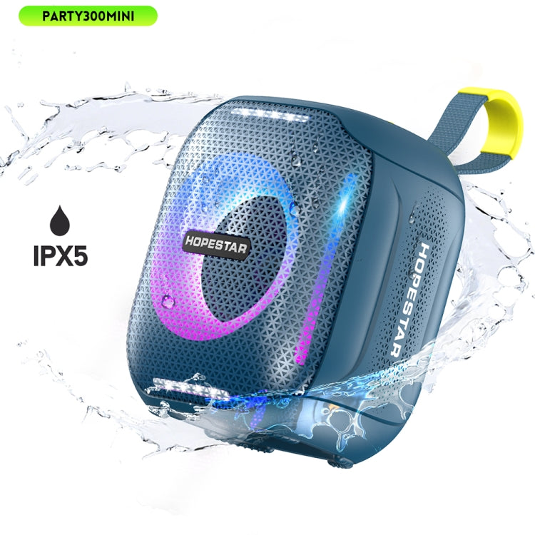 HOPESTAR Party 300mini IPX5 Altavoz Bluetooth portátil impermeable Altavoz estéreo de 360 grados para exteriores