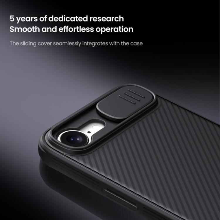 Funda para teléfono NILLKIN CamShield Pro para PC, For iPhone 17e / 16e, For iPhone 17, For iPhone 16 Plus, For iPhone 16, For iPhone 15 Pro Max, For iPhone 15 Plus, For iPhone 15