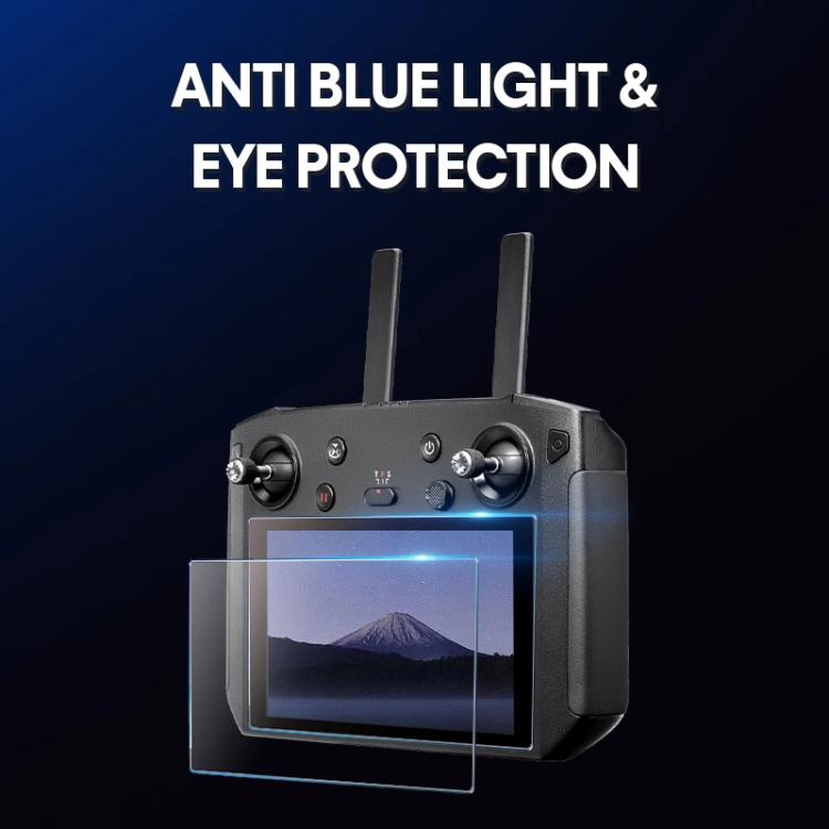 STARTRC 2 piezas 9H 2.5D Película de vidrio templado, For DJI RC Pro with Screen Frosted Film, For DJI RC Pro with Screen HD Film