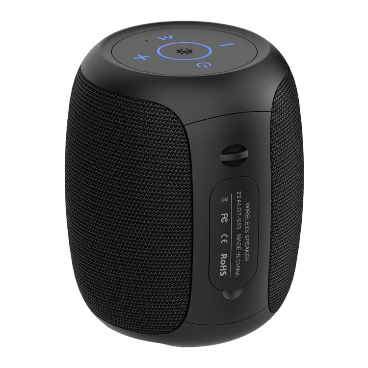 Zealot S53 IPX6 impermeable portátil colorido inalámbrico Bluetooth altavoz, S53