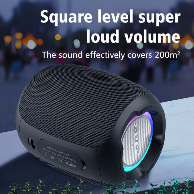 Zealot S53 IPX6 impermeable portátil colorido inalámbrico Bluetooth altavoz, S53