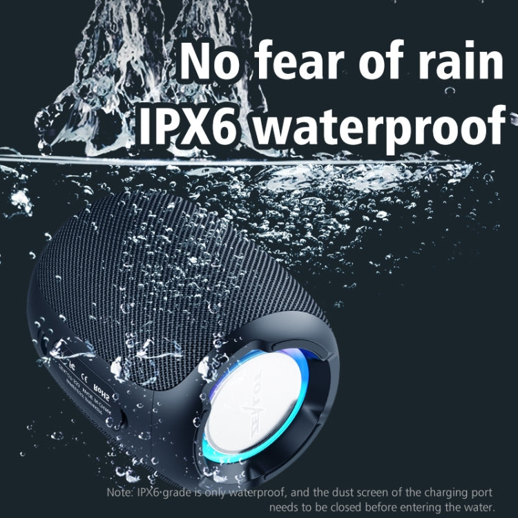 Zealot S53 IPX6 impermeable portátil colorido inalámbrico Bluetooth altavoz, S53
