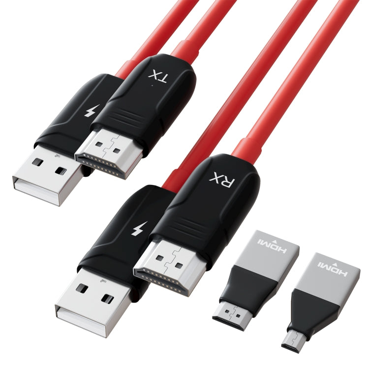 THT-020-8 Conjunto para compartir pantalla inalámbrico con transmisor HDMI 4 en 1, THT-020-8