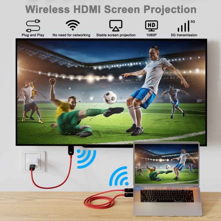 THT-020-8 Conjunto para compartir pantalla inalámbrico con transmisor HDMI 4 en 1, THT-020-8