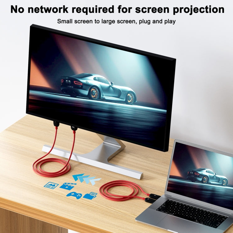 THT-020-8 Conjunto para compartir pantalla inalámbrico con transmisor HDMI 4 en 1, THT-020-8