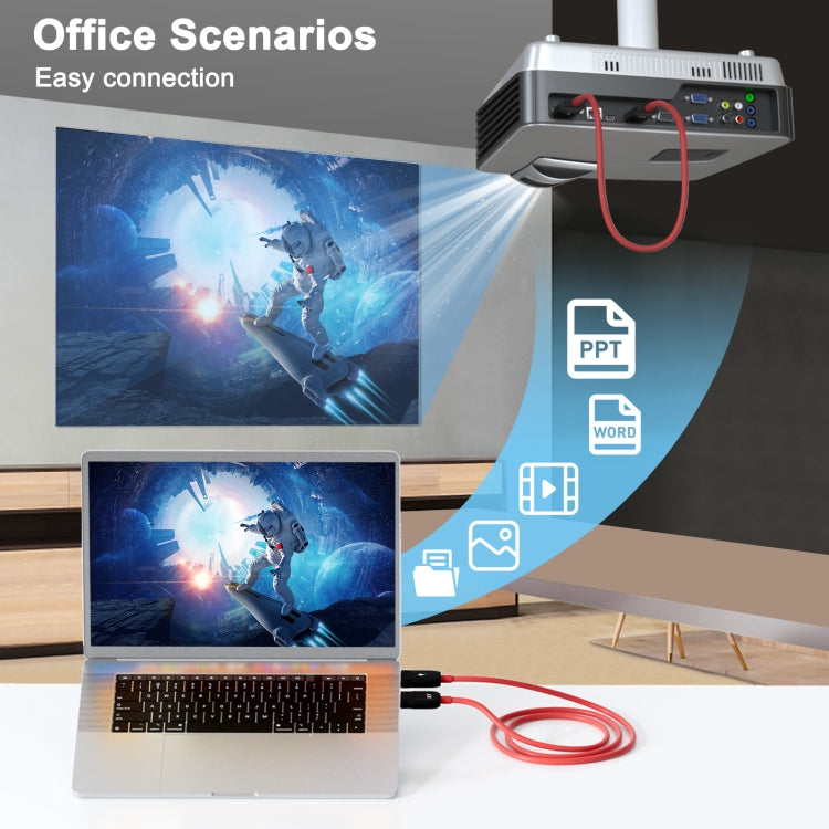 THT-020-8 Conjunto para compartir pantalla inalámbrico con transmisor HDMI 4 en 1, THT-020-8