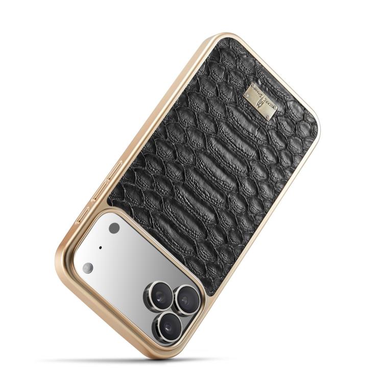 Caja del teléfono de la PU de galvanoplastia de la textura del pitón de Fierre Shann, For iPhone 17 Pro Max, For iPhone 17 Pro, For iPhone 17, For iPhone Air, For iPhone 16 Pro Max, For iPhone 16 Pro, For iPhone 16 Plus, For iPhone 16                  ...