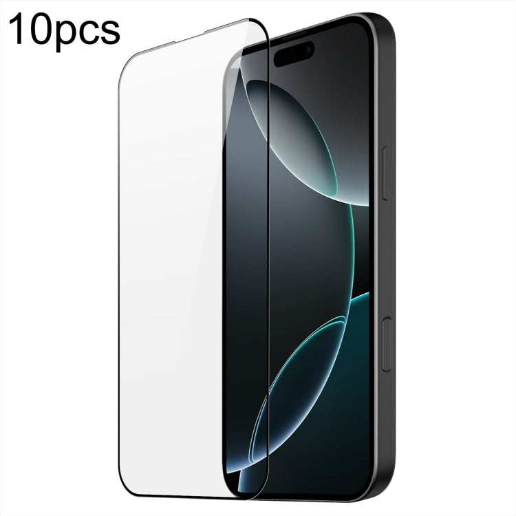 10 Uds DUX DUCIS 0,33mm 9H película de vidrio templado de alúmina media, For iPhone 17 Pro Max, For iPhone 17 Pro, For iPhone 17, For iPhone Air, For iPhone 16 Pro Max, For iPhone 16 Pro, For iPhone 16 Plus, For iPhone 16, For iPhone 15 Pro Max        ...
