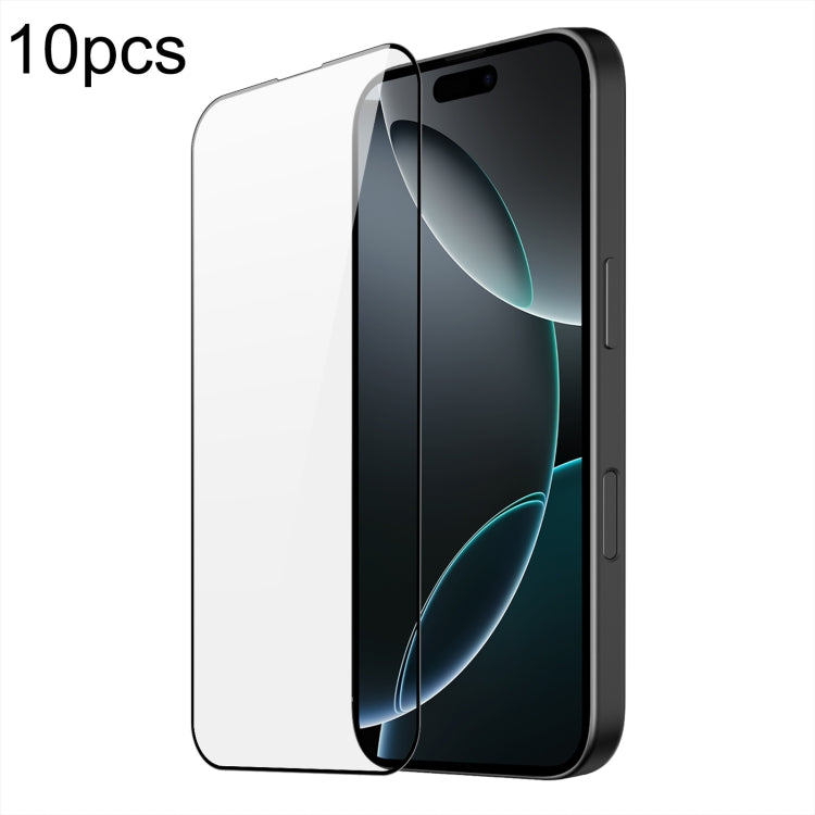 10 Uds DUX DUCIS 0,33mm 9H película de vidrio templado de alúmina media, For iPhone 17 Pro Max, For iPhone 17 Pro, For iPhone 17, For iPhone Air, For iPhone 16 Pro Max, For iPhone 16 Pro, For iPhone 16 Plus, For iPhone 16, For iPhone 15 Pro Max        ...