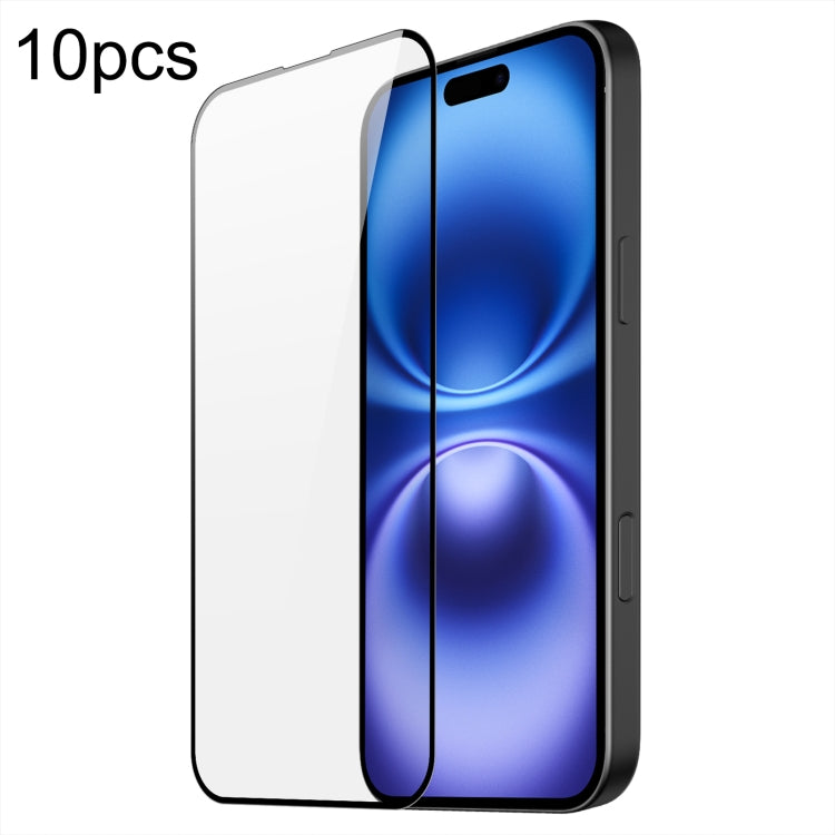 10 Uds DUX DUCIS 0,33mm 9H película de vidrio templado de alúmina media, For iPhone 17 Pro Max, For iPhone 17 Pro, For iPhone 17, For iPhone Air, For iPhone 16 Pro Max, For iPhone 16 Pro, For iPhone 16 Plus, For iPhone 16, For iPhone 15 Pro Max        ...