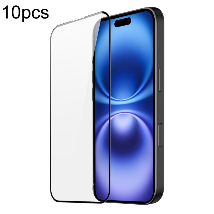 10 Uds DUX DUCIS 0,33mm 9H película de vidrio templado de alúmina media, For iPhone 17 Pro Max, For iPhone 17 Pro, For iPhone 17, For iPhone Air, For iPhone 16 Pro Max, For iPhone 16 Pro, For iPhone 16 Plus, For iPhone 16, For iPhone 15 Pro Max        ...