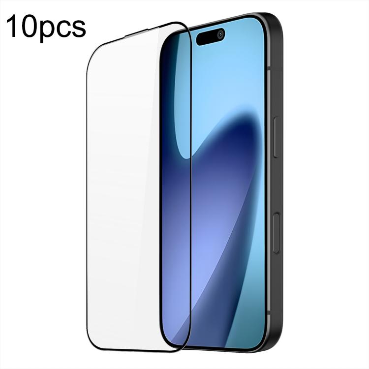 10 Uds DUX DUCIS 0,33mm 9H película de vidrio templado de alúmina media, For iPhone 17 Pro Max, For iPhone 17 Pro, For iPhone 17, For iPhone Air, For iPhone 16 Pro Max, For iPhone 16 Pro, For iPhone 16 Plus, For iPhone 16, For iPhone 15 Pro Max        ...