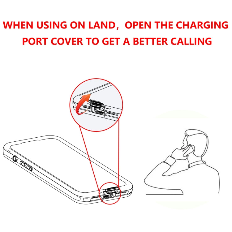 Funda para teléfono MagSafe impermeable IP68 de RedPepper, For iPhone 15 Pro Max, For iPhone 15 Pro, For iPhone 15 Plus, For iPhone 15