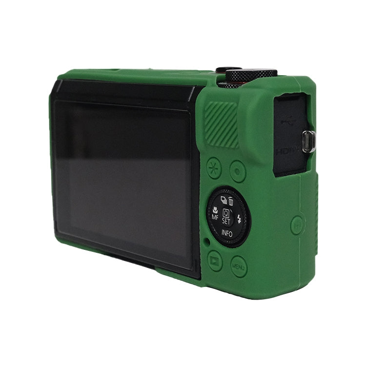 Funda protectora de silicona suave con cubierta de lente, For Canon PowerShot G7 X Mark III / G7X3