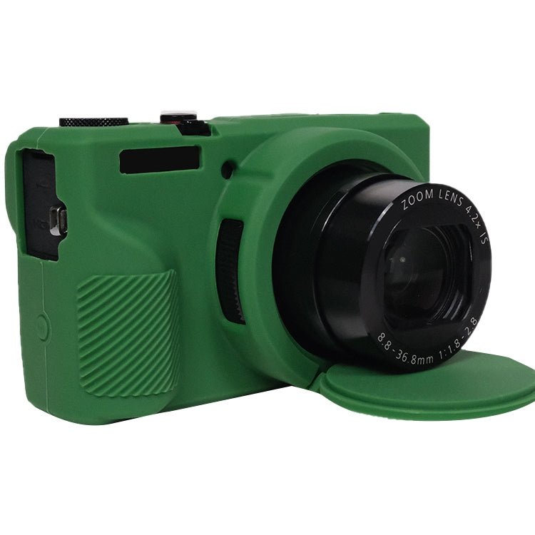 Funda protectora de silicona suave con cubierta de lente, For Canon PowerShot G7 X Mark III / G7X3