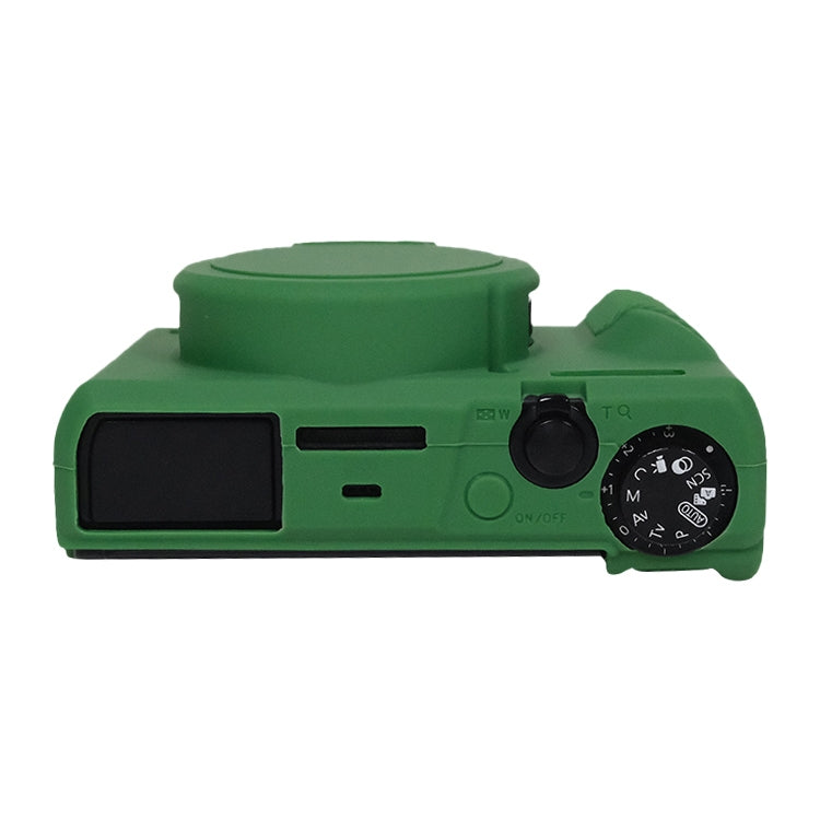 Funda protectora de silicona suave con cubierta de lente, For Canon PowerShot G7 X Mark III / G7X3