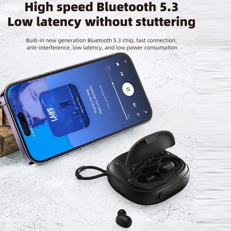 T&G TG-813 2 en 1 TWS Auricular con altavoz Bluetooth y caja de carga