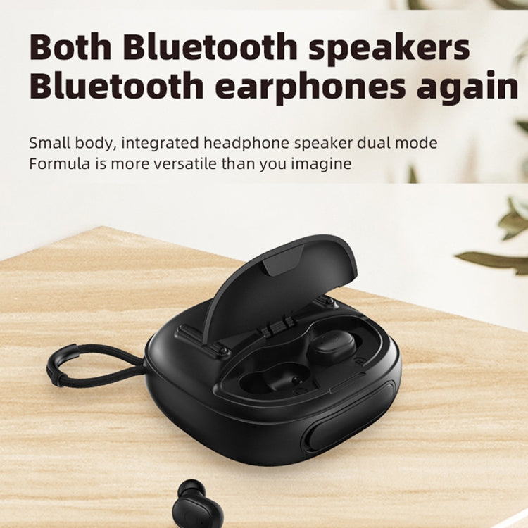 T&G TG-813 2 en 1 TWS Auricular con altavoz Bluetooth y caja de carga