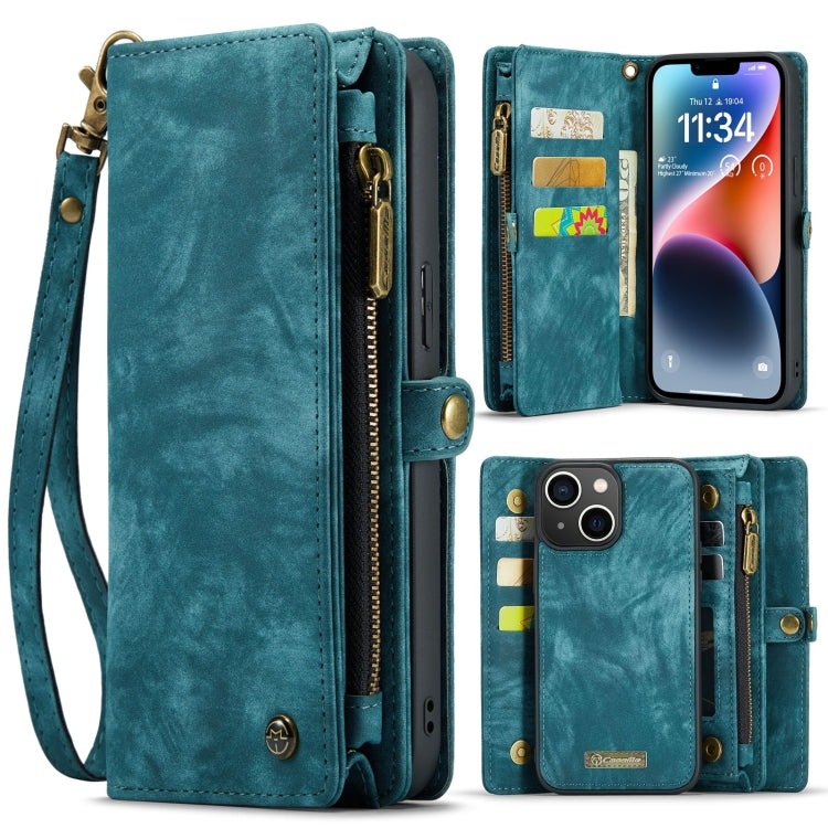 CaseMe 008 Funda de cuero multifuncional desmontable para teléfono, For iPhone 15 Pro Max, For iPhone 15 Pro, For iPhone 15 Plus, For iPhone 15