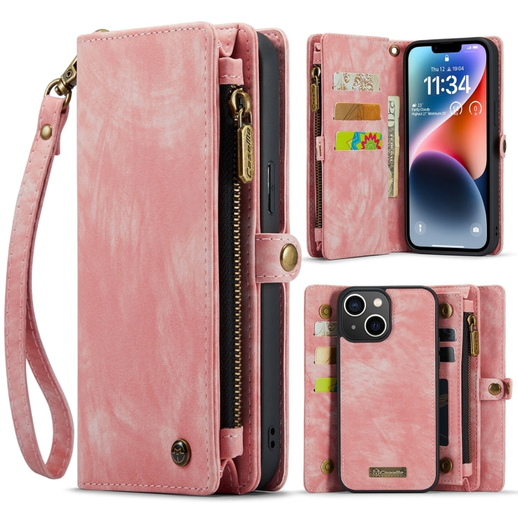 CaseMe 008 Funda de cuero multifuncional desmontable para teléfono, For iPhone 15 Pro Max, For iPhone 15 Pro, For iPhone 15 Plus, For iPhone 15