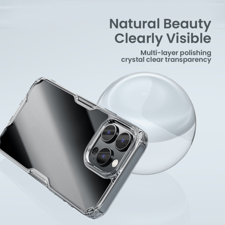 Funda para teléfono NILLKIN Ultra Clear PC + TPU, For iPhone 16 Pro Max, For iPhone 16 Pro, For iPhone 16 Plus, For iPhone 15 Pro Max, For iPhone 15 Pro, For iPhone 15
