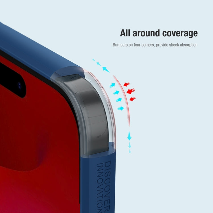 Funda para teléfono NILLKIN Frosted Shield Pro PC + TPU, For iPhone 15 Pro Max, For iPhone 15 Pro