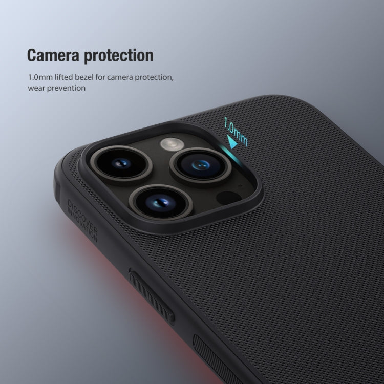Funda para teléfono NILLKIN Frosted Shield Pro PC + TPU, For iPhone 15 Pro Max, For iPhone 15 Pro