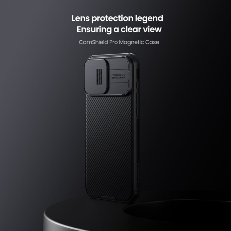 Funda magnética para teléfono NILLKIN CamShield Pro Magsafe, For iPhone 16 Pro Max, For iPhone 15 Pro