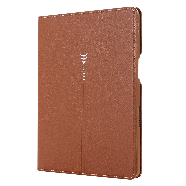 Estuche protector con tapa horizontal GEBEI PU + TPU con soporte y ranuras para tarjetas, For iPad Pro 11 inch (2020)