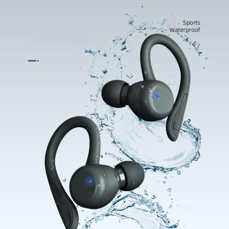 T&G T40 TWS IPX6 Auriculares inalámbricos Bluetooth con oreja colgante impermeables con caja de carga