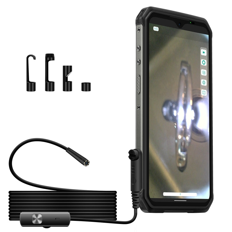 Ulefone Endoscopio E1 IP67 Endoscopio Impermeable 3 en 1 para Ulefone Power Armor 13 / Armor 9/9E, uSmart E1