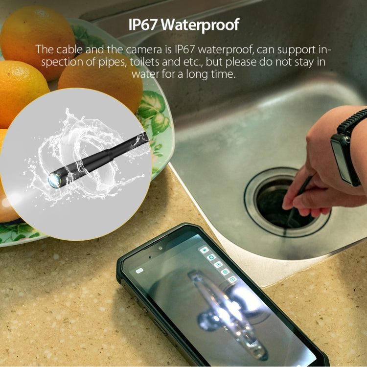 Ulefone Endoscopio E1 IP67 Endoscopio Impermeable 3 en 1 para Ulefone Power Armor 13 / Armor 9/9E, uSmart E1