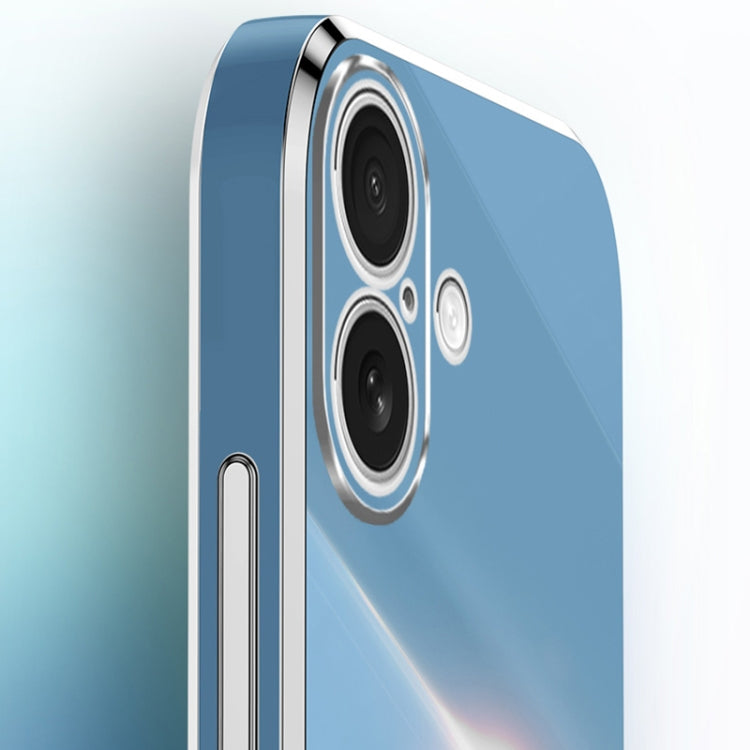 Caja del teléfono de TPU electrochapada 6D del borde recto de XINLI con el tenedor del anillo, For iPhone 16 Plus, For iPhone 16, For iPhone 15 Pro Max, For iPhone 15 Pro, For iPhone 15 Plus, For iPhone 15
