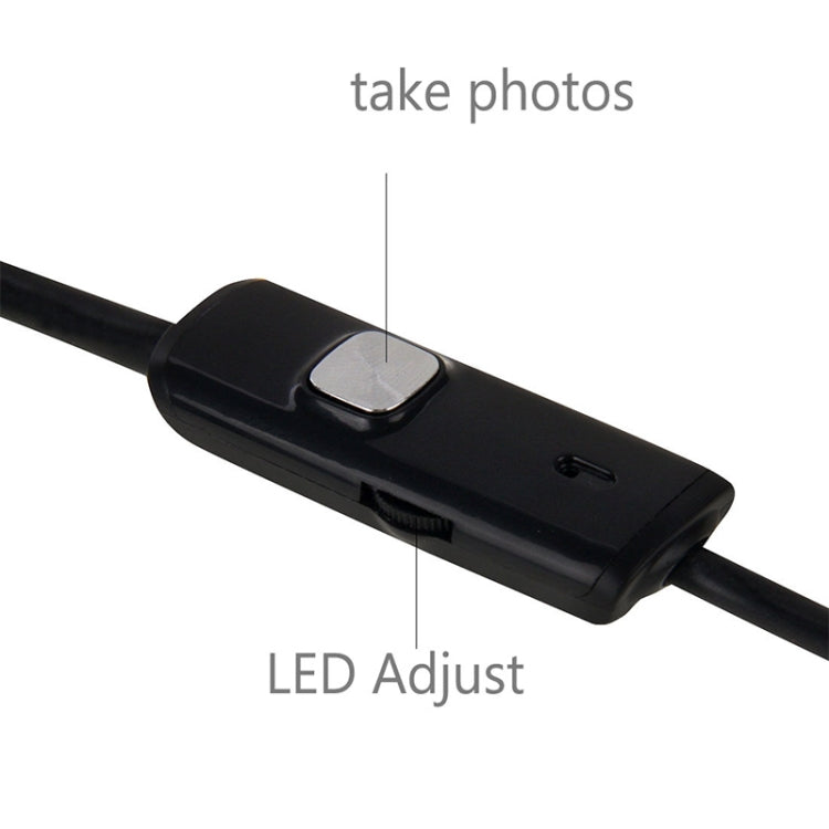 Cámara de inspección de tubo duro para endoscopio Micro USB impermeable AN97 para partes de teléfono móvil Android con función OTG, con 6 LED, 5.5mm, 7mm, 8mm