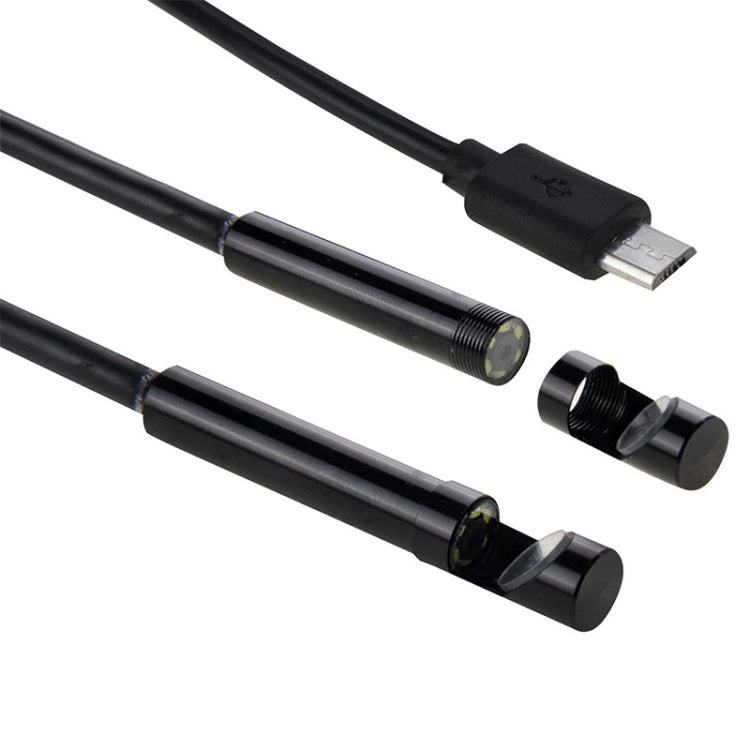 Cámara de inspección de tubo duro para endoscopio Micro USB impermeable AN97 para partes de teléfono móvil Android con función OTG, con 6 LED, 5.5mm, 7mm, 8mm