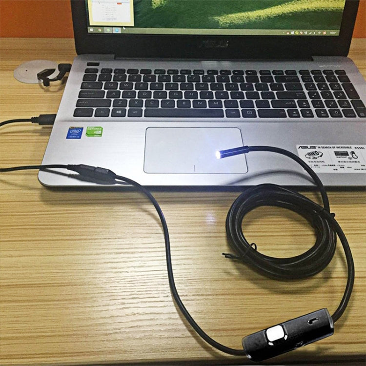 Cámara de inspección de tubo duro para endoscopio Micro USB impermeable AN97 para partes de teléfono móvil Android con función OTG, con 6 LED, 5.5mm, 7mm, 8mm