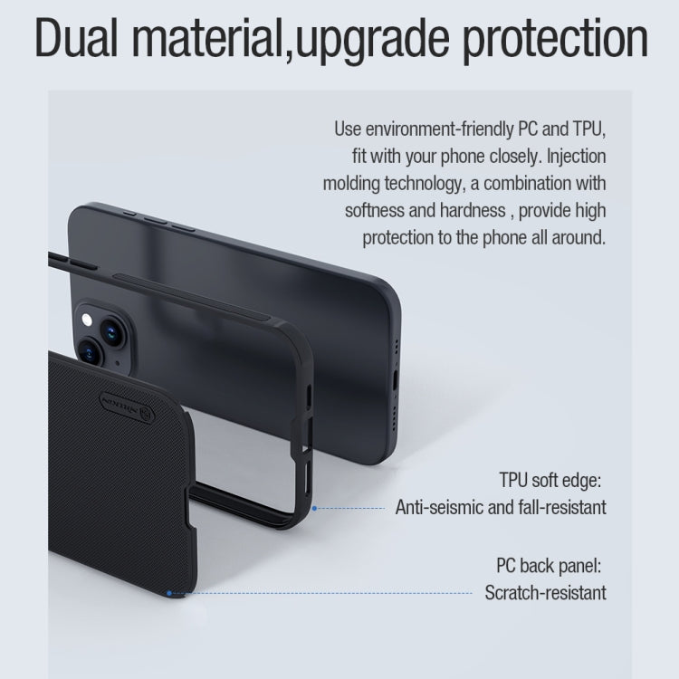 Funda magnética para teléfono NILLKIN Frosted Shield Pro Magsafe, For iPhone 15 Pro Max, For iPhone 15 Pro, For iPhone 15 Plus, For iPhone 15