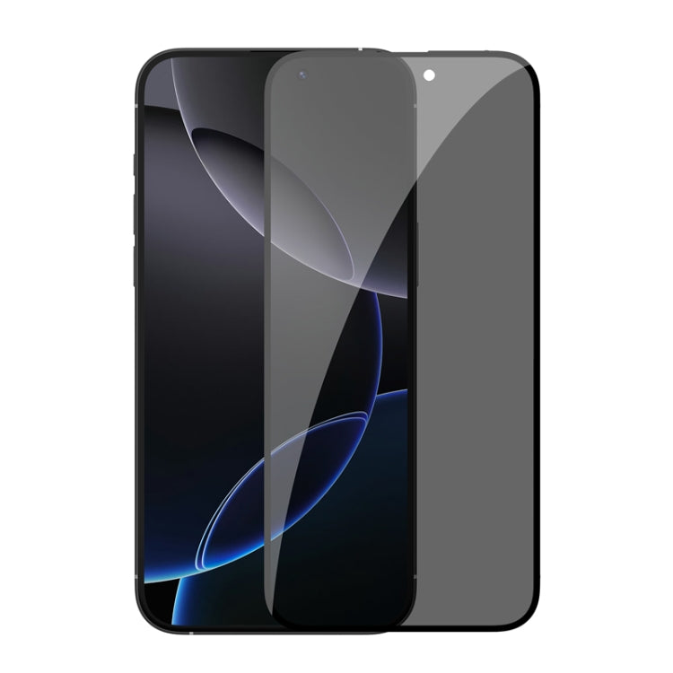 Película de vidrio templado de privacidad de cobertura total NILLKIN Guardian, For iPhone 16 Pro Max, For iPhone 16 Pro, For iPhone 16 Plus, For iPhone 16, For iPhone 15 Pro Max, For iPhone 15 Pro, For iPhone 15 Plus, For iPhone 15