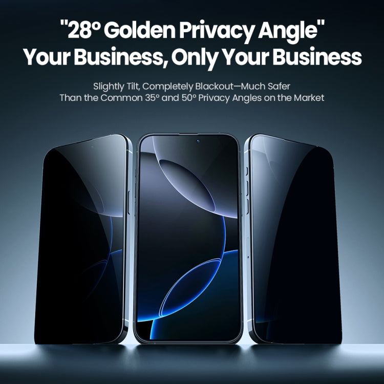 Película de vidrio templado de privacidad de cobertura total NILLKIN Guardian, For iPhone 16 Pro Max, For iPhone 16 Pro, For iPhone 16 Plus, For iPhone 16, For iPhone 15 Pro Max, For iPhone 15 Pro, For iPhone 15 Plus, For iPhone 15